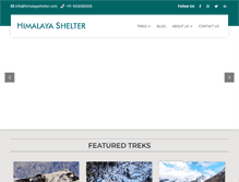 Tablet Screenshot of himalayashelter.com